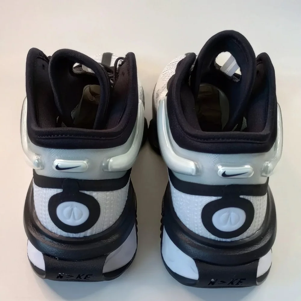 Nike Men's 15 Air Zoom G.T. Jump 2 Basketball Shoes Black/White - Picture 4 of 8